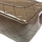 Chanel Chocolate Brown Caviar Quilted Flap Bag 2009