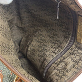 Yves Saint Laurent Vintage Brown Leather Woven Hand Bag