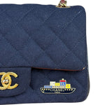 Chanel Quilted Navy Paris Hamburg Collection 2018