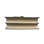 Gucci Beige Leather Trim Medium Ophidia Top Handle Bag