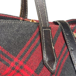 Vivienne Westwood Plaid Orb Tote Bag