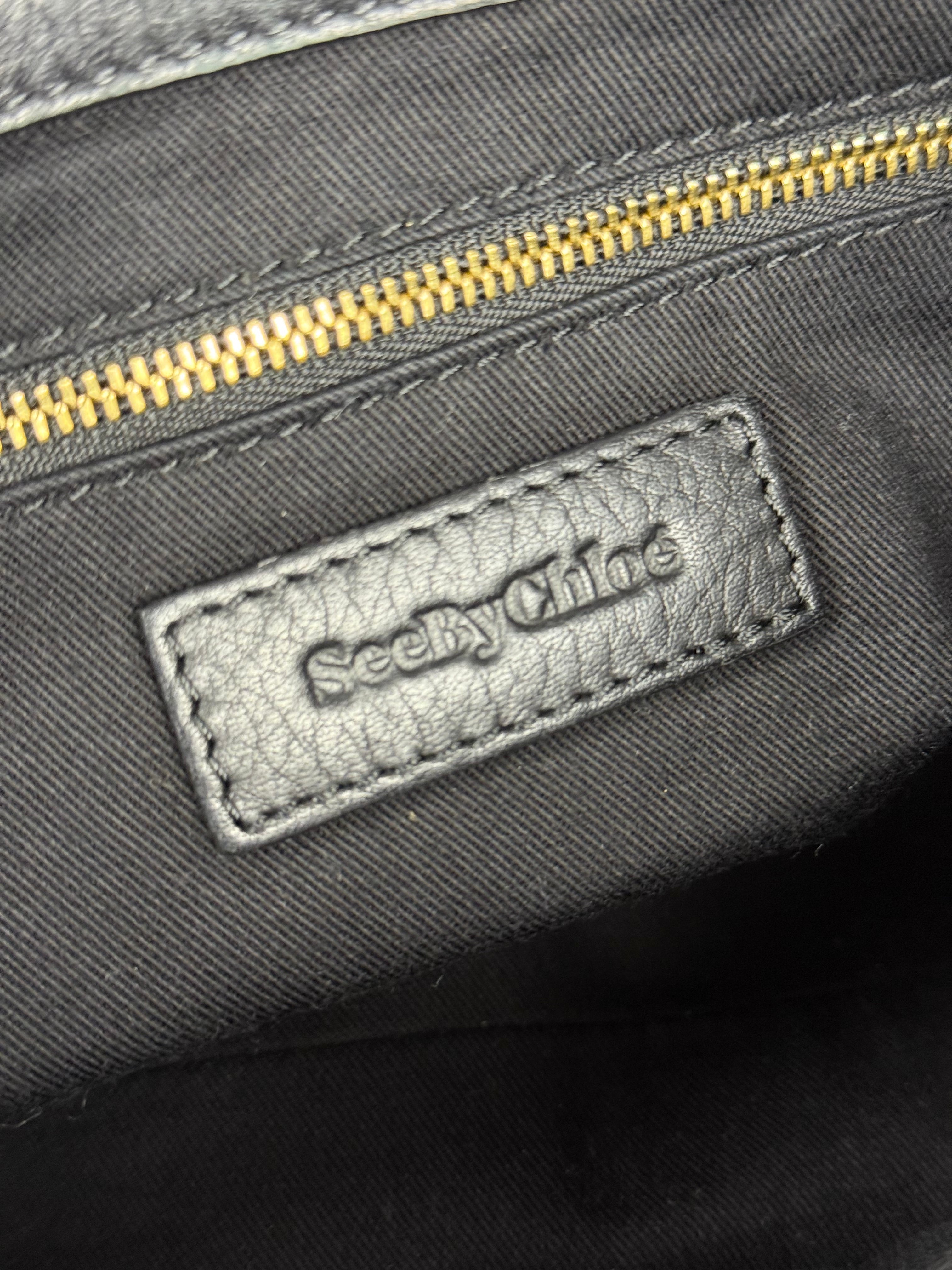 See By Chloé Black Two Way Bag