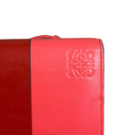 Loewe Red/Pink Leather Trifold Long Wallet