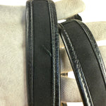 Ferragamo Vintage Black Leather Lined Shoulder Tote