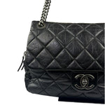 Chanel Black Quilted Calfskin Portobello Flap Bag 2013
