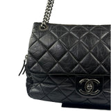 Chanel Black Quilted Calfskin Portobello Flap Bag 2013