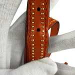 Gucci Orange Leather Snaffle Shoulder Bag