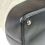 Chanel White Quilted Leather Gabrielle Shopping Tote 2010
