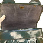 Fendi Vintage Green Patent Leather B Handbag