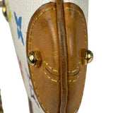 Louis Vuitton White Leather Milla Pochette MM