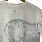 Cristian Dior Pink Dioriviera Animal-Graphic T-shirt