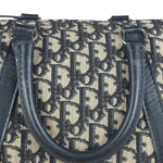 Christian Dior Vintage Trotter Oblique Bowling Mini Boston Hand Bag