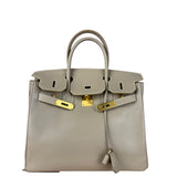Hermes Birkin 30 Argile Box Brushed Gold 2003
