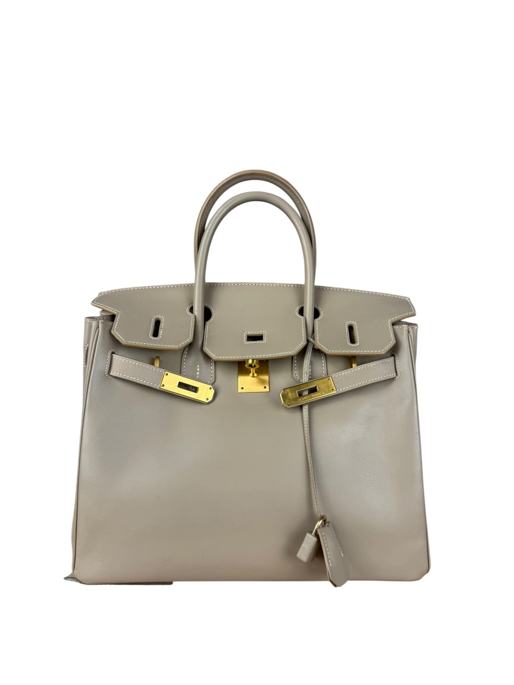 Hermes Birkin 30 Argile Box Brushed Gold 2003