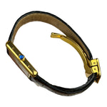 Cartier Must De Tank Tri Color Black Strap