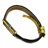 Cartier Must De Tank Tri Color Black Strap