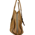 Loewe Brown Leather Senda Top Handle Bag