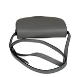 Celine Grey Leather Trotteur Small Crossbody Bag