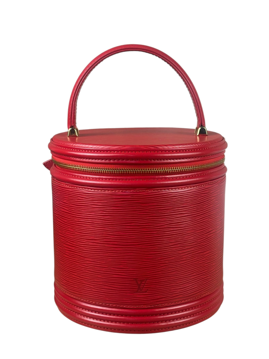 Louis Vuitton Castilian Red Epi Leather Cannes Vanity Bag