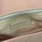 Chanel Pink Stitch Quilt Ring My Bag 2Way Flap 2017