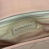 Chanel Pink Stitch Quilt Ring My Bag 2Way Flap 2017