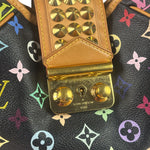 Louis Vuitton x Takashi Murukami Black Monogram Chrissie MM