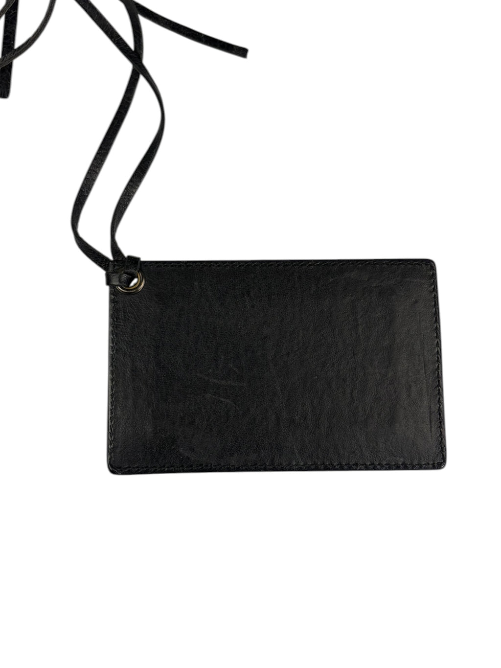 Blanciaga Black Lambskin Velo Moto Handbag