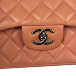 Chanel Pink Quilted Lambskin Classic Large Double Flap Bag 2012
