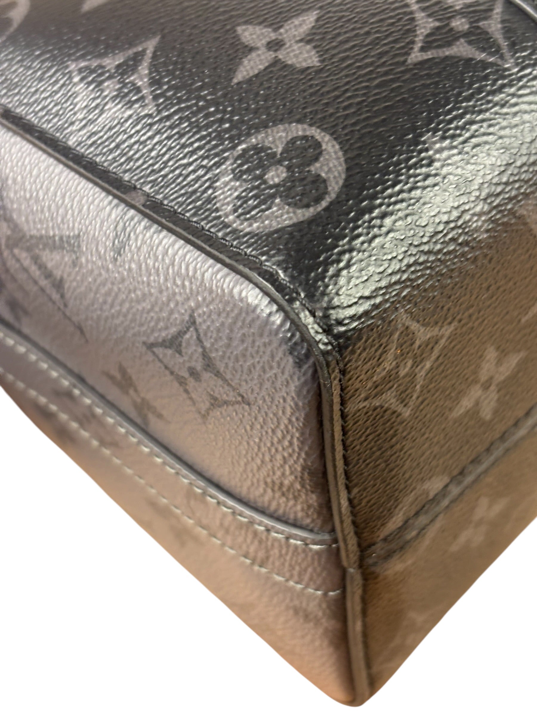 Louis Vuitton Black/Grey Monogram Eclipse City Keepall