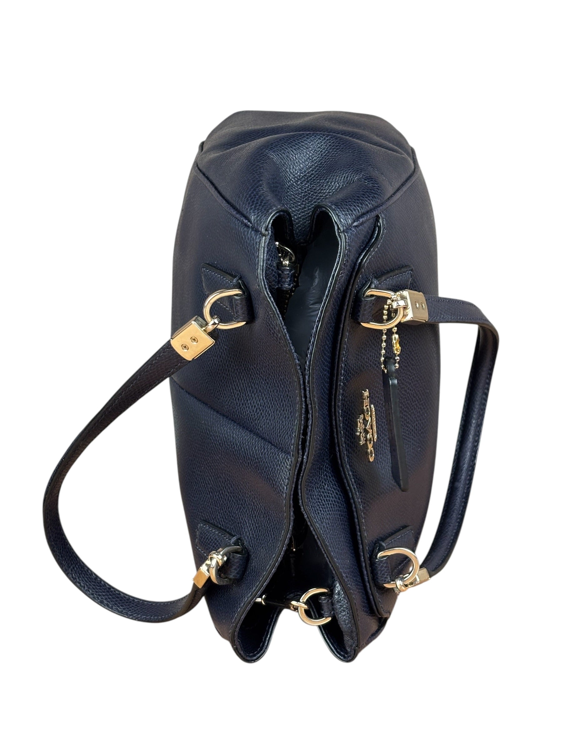Coach Vintage Navy Leather 2Way Bag
