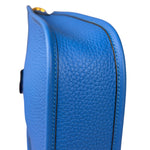Hermes Bleu Hydra Leather Clemence Cordage Mini Evelyne TMP16