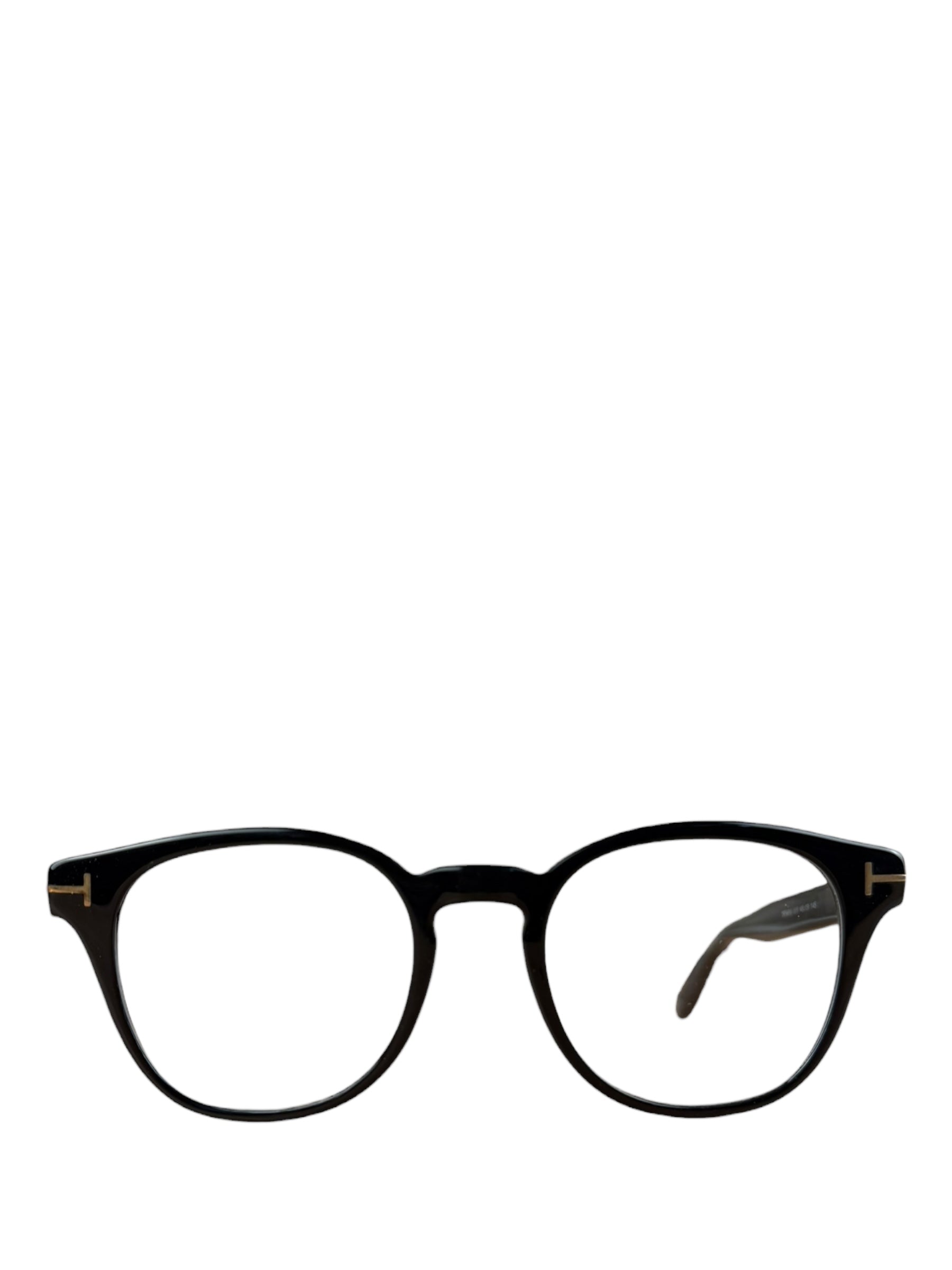Tom Ford Black Round Eyeglasses