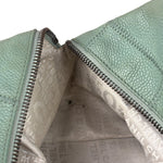 Chanel Light Green Quilt LAX Leather Bowler Bag 2004