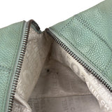 Chanel Light Green Quilt LAX Leather Bowler Bag 2004