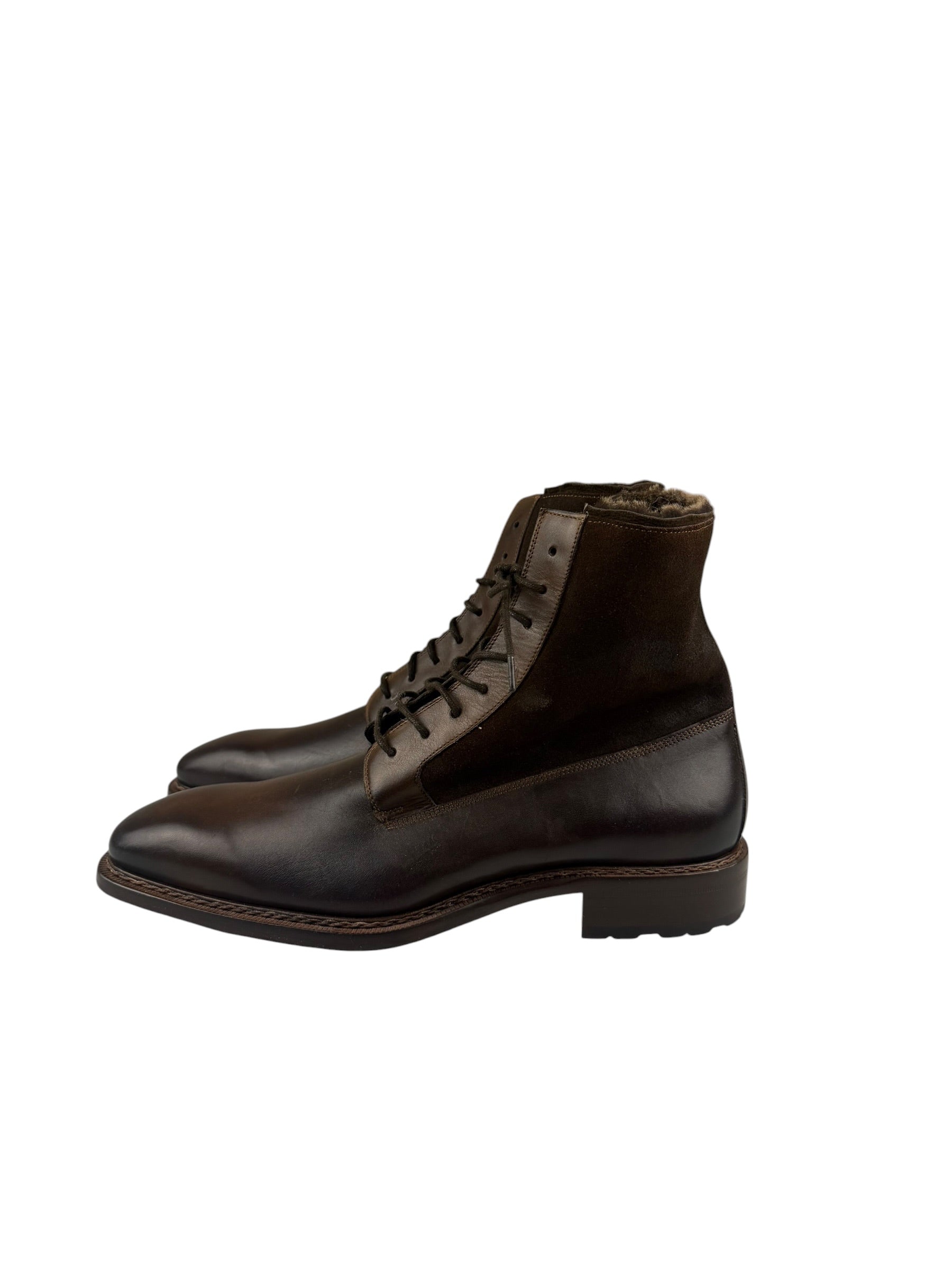 Mazlan Brown Boots Fur Inside