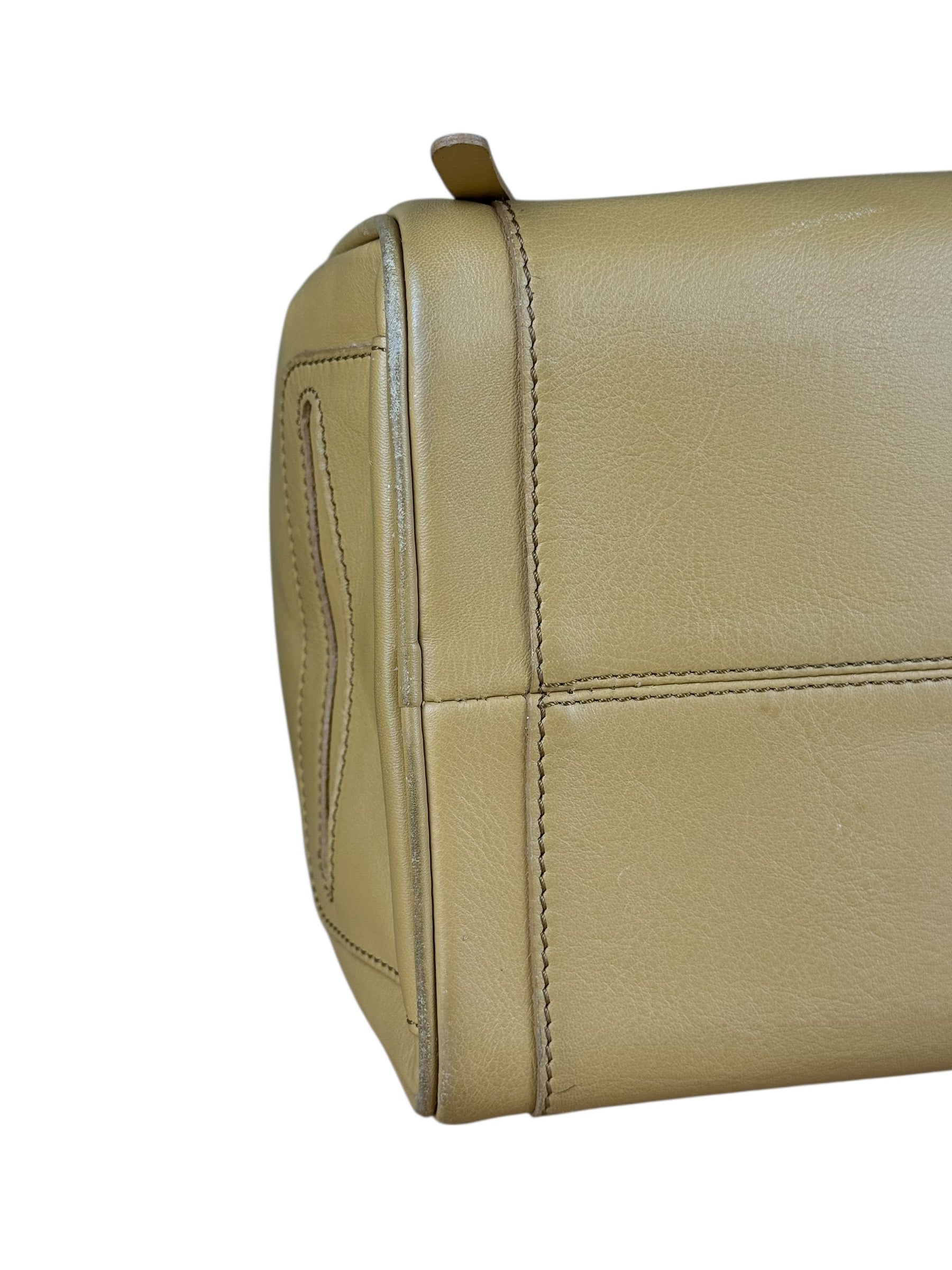 Hogan Brown Leather Boston