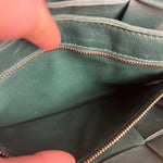Bottega Veneta Forest Green Intrecciato Cassette Crossbody
