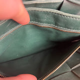 Bottega Veneta Forest Green Intrecciato Cassette Crossbody