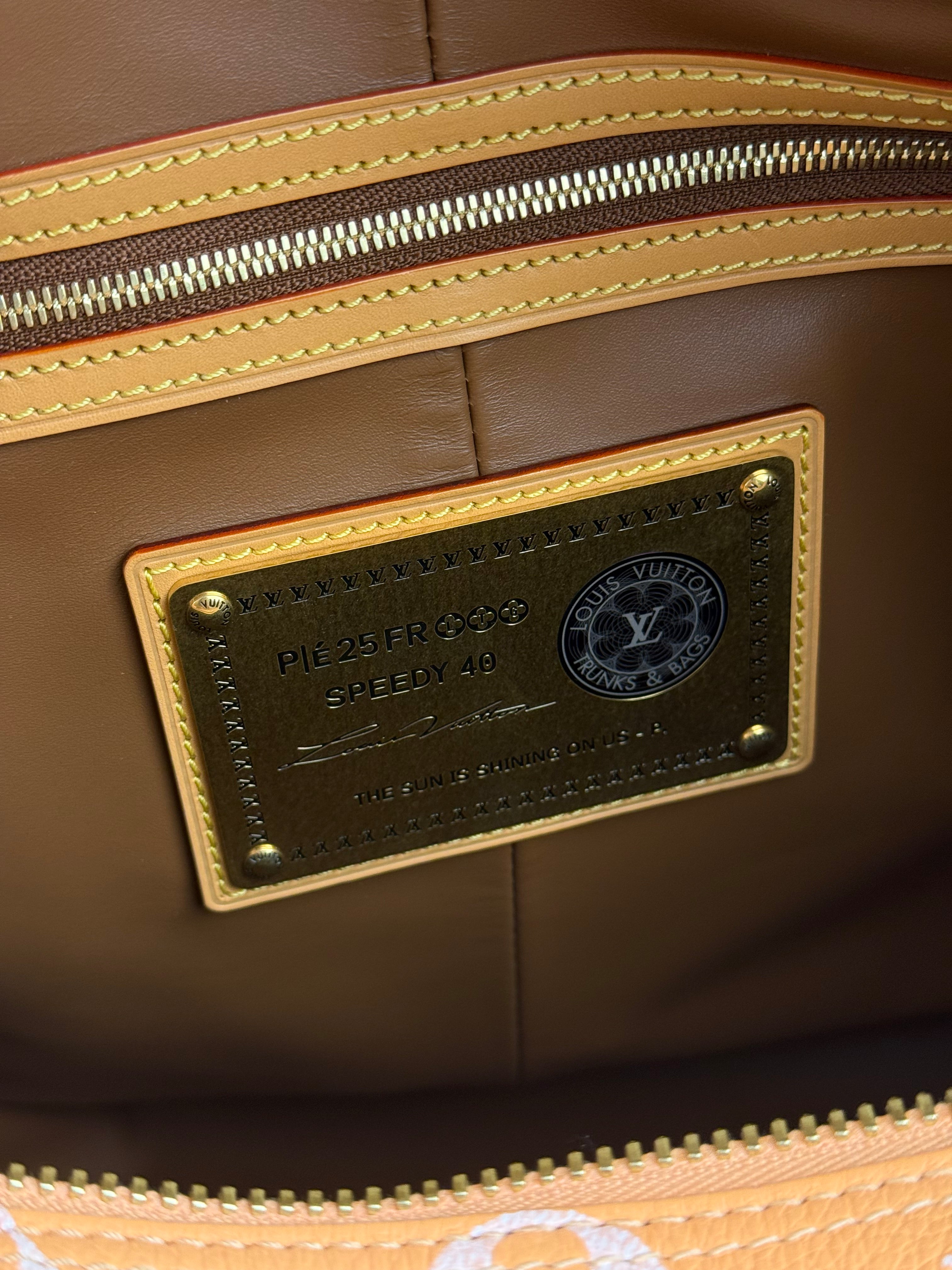 Louis Vuitton Calfskin Monogram Speedy P9 Bandouliere 40