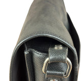 Louis Vuitton Black Leather Taiga Andrei Messenger Bag