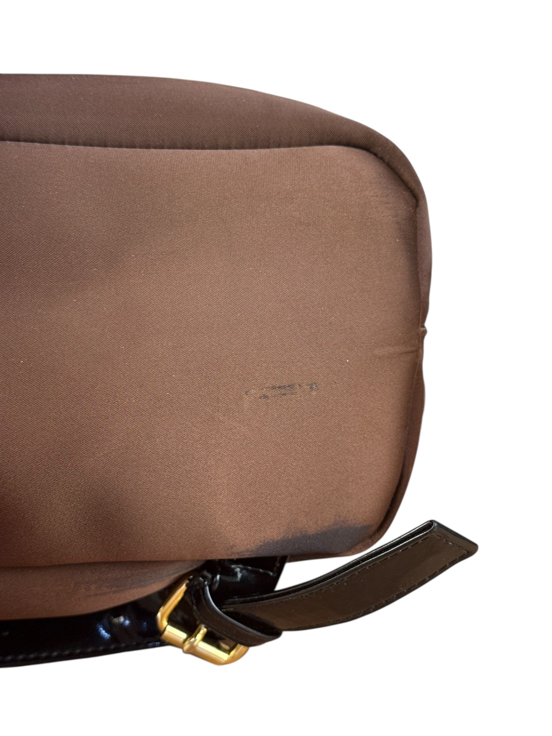 Balenciaga Vintage Brown Nylon Mini Backpack