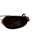 Balenciaga BB0227S Sunglasses Gold Toned Metal Frame