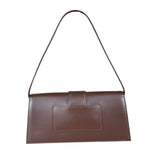 Jacquemus Dark Brown Leather Le Bambino Shoulder Bag