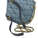Coach Blue Denim Mini Tabby Backpack