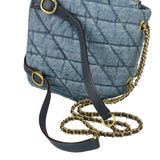 Coach Blue Denim Mini Tabby Backpack