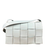 Bottega Veneta Intercciato Cassette Glacier Crossbody