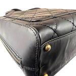 Chanel Black Leather Wild Stitch Tote Bag 2002