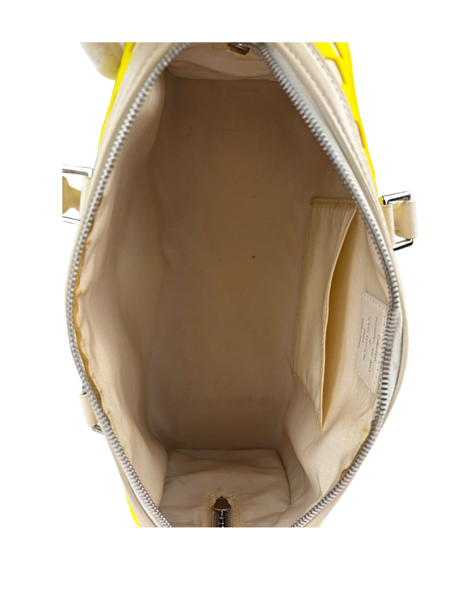 Louis Vuitton Yellow Damier Cube East/West Speedy