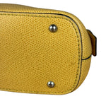 Celine Yellow Leather Dome 2Way Handbag