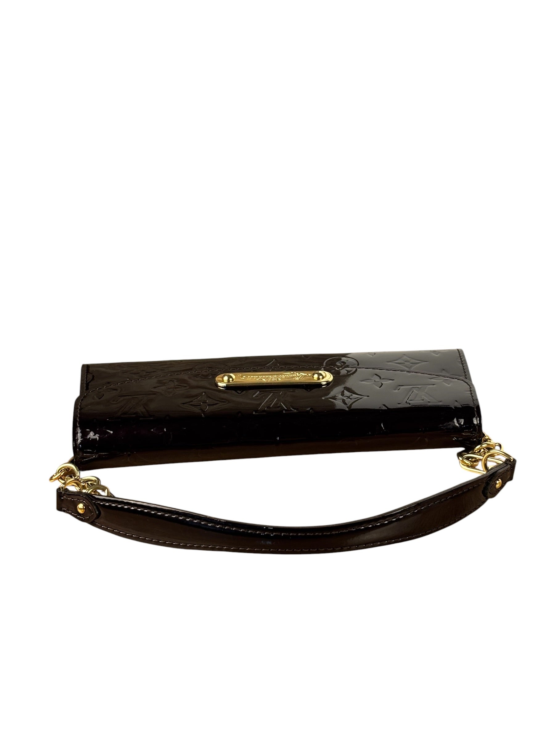 Louis Vuitton Amarante Monogram Vernis Sunset Boulevard Pochette